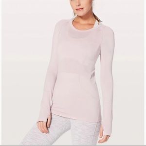 Lululemon Swiftly Tech Long Sleeve Porcelain Pink